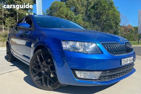 Blue 2015 Skoda Octavia Hatchback 103 Tsi Ambition