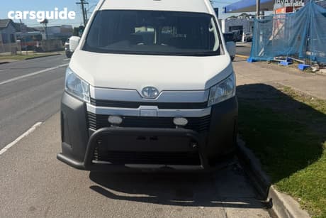 White 2024 Toyota HiAce Commercial