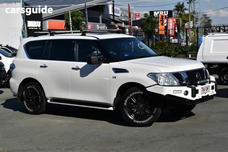 White 2015 Nissan Patrol Wagon Ti (4X4)