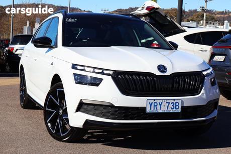 White 2022 Skoda Kamiq Wagon Monte Carlo 110Tsi