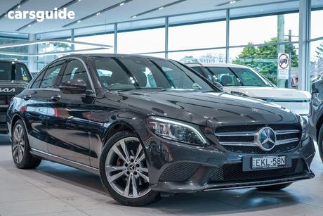 Grey 2020 Mercedes-Benz C200 Sedan
