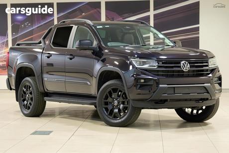 Black 2026 Volkswagen Amarok Dual Cab Utility Dark Label Tdi600 4Motion