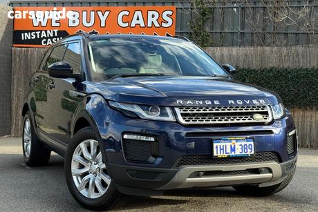Blue 2017 Land Rover Range Rover Evoque Wagon Td4 (110Kw) Se