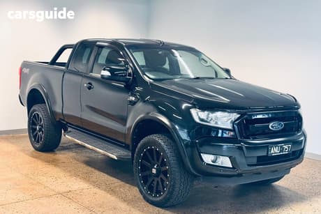 Black 2017 Ford Ranger Super Cab Utility Xlt 3.2 (4X4)