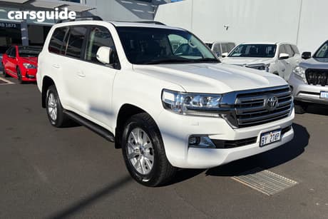 White 2016 Toyota Landcruiser Wagon Vx (4X4)