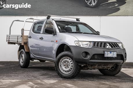 Silver 2008 Mitsubishi Triton Double Cab Utility Glx