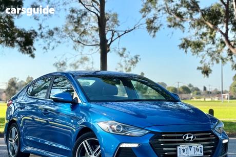 Blue 2017 Hyundai Elantra Sedan Sr Turbo (Red)