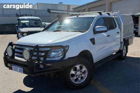 White 2015 Ford Ranger Dual Cab Utility Xls (4X4)