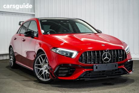 Red 2020 Mercedes-Benz A45 Hatchback S 4Matic