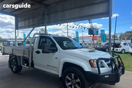 White 2010 Holden Colorado Cab Chassis Lx (4X4)