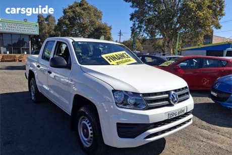 White 2017 Volkswagen Amarok Dual Cab Utility Tdi420 (4X2)