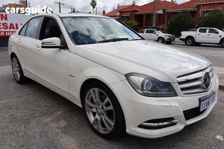 White 2012 Mercedes-Benz C250 Sedan Avantgarde Be