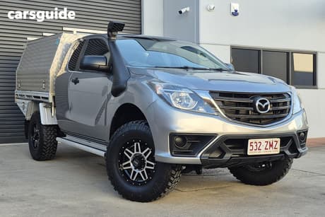 Grey 2019 Mazda BT-50 Freestyle Cab Chassis Xt (4X4) (5Yr)