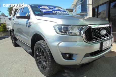 Silver 2021 Ford Ranger Double Cab Chassis Xlt 2.0 (4X4)