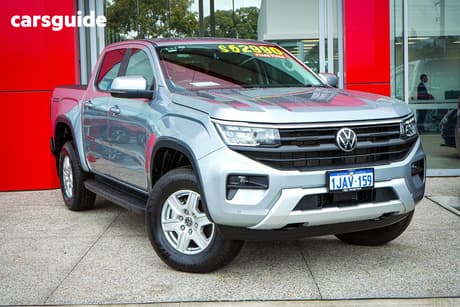 Silver 2025 Volkswagen Amarok Dual Cab Utility Life Tdi500 4Motion