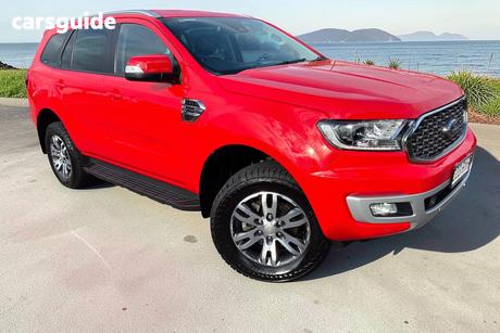 Red 2021 Ford Everest Wagon Trend (4Wd)