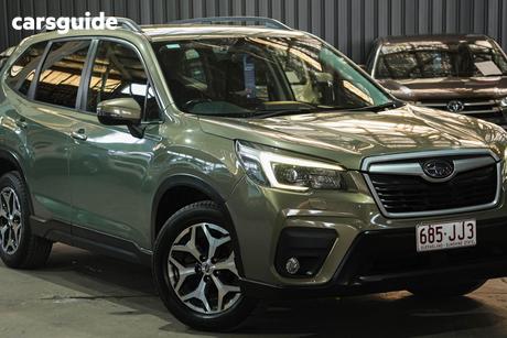 Green 2020 Subaru Forester SUV 2.5I (AWD) MY21
