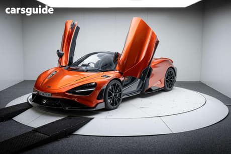 Orange 2022 McLaren 765LT Convertible Spider