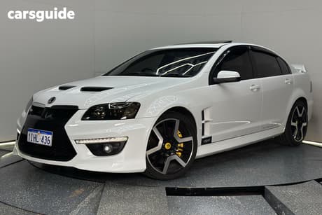 White 2009 HSV Clubsport Sedan R8 R