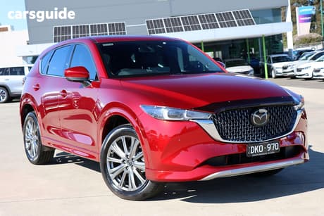 Red 2025 Mazda CX-5 Wagon G25 Akera (Awd)
