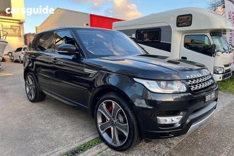 Black 2015 Land Rover Range Rover Sport SUV SDV8 HSE 4X4