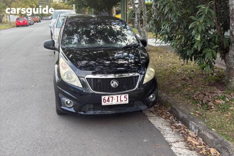 Black 2011 Holden Barina Spark Hatchback Cd