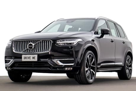 Black 2023 Volvo XC90 Wagon Ultimate B6 Bright Mhev