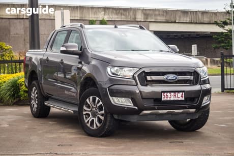 Grey 2017 Ford Ranger Dual Cab Pick-up Wildtrak 3.2 (4X4)