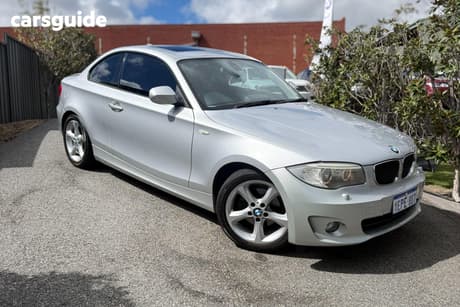 Silver 2014 BMW 1 Coupe 20I E82 MY13 UPDATE