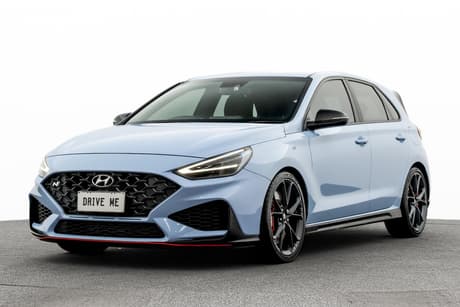 Blue 2021 Hyundai I30 Hatchback N