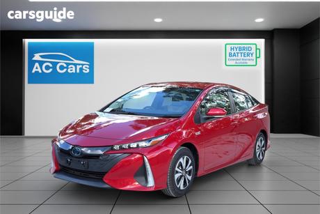 Red 2021 Toyota Prius Sedan PHV HYBRID CRUISE CONTROL PUSH START/STOP