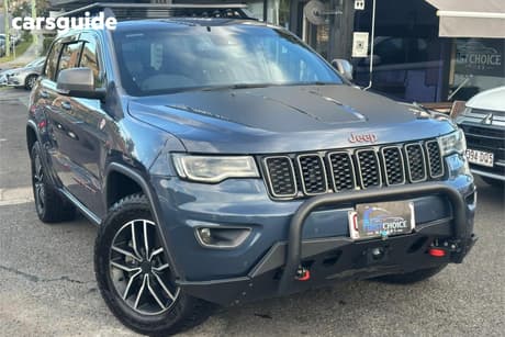 Blue 2019 Jeep Grand Cherokee Wagon Trailhawk (4X4)