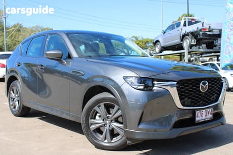 Grey 2025 Mazda CX-60 Wagon G25 Pure