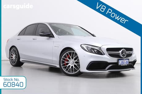Silver 2016 Mercedes-Benz C63 Sedan S
