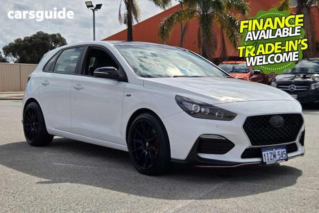 White 2022 Hyundai I30 Hatchback N Line Premium