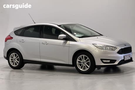 Silver 2017 Ford Focus Hatchback Trend