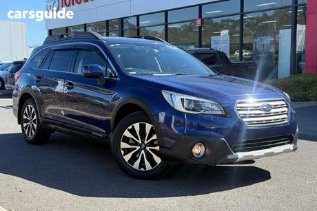Blue 2016 Subaru Outback Wagon 2.5I Premium