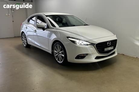 White 2016 Mazda 3 Sedan Sp25 Gt
