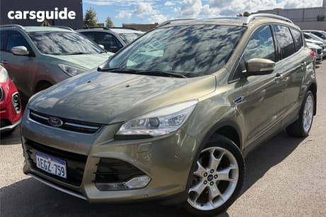 Green 2013 Ford Kuga Wagon Titanium (Awd)