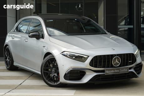 Silver 2024 Mercedes-Benz A45 Hatchback S 4Matic+