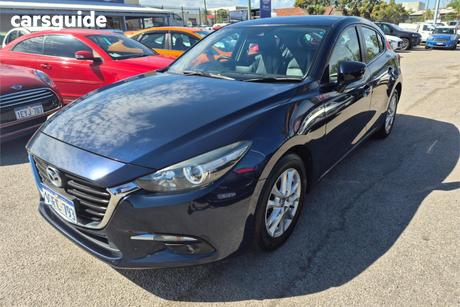 Blue 2017 Mazda 3 Hatchback Touring