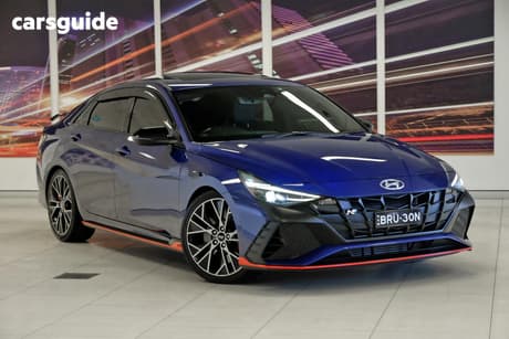 Blue 2022 Hyundai I30 Sedan N Premium