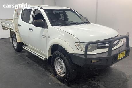 White 2012 Mitsubishi Triton Double Cab Utility Glx (4X4)