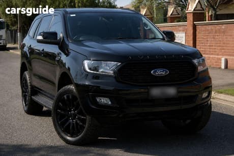 Black 2021 Ford Everest SUV SPORT