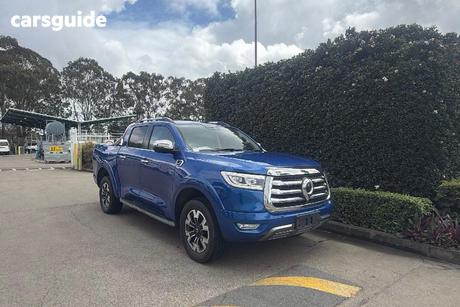Blue 2021 GWM UTE Dual Cab Utility Cannon-X (4X4)