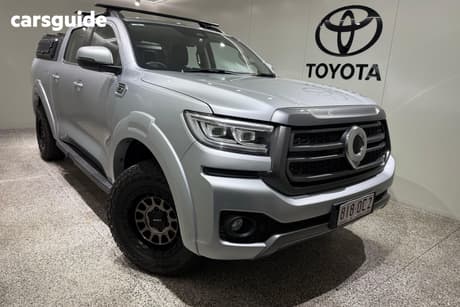 Silver 2025 GWM Cannon Dual Cab Utility Lux (4X4)