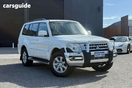 White 2019 Mitsubishi Pajero Wagon Glx (4X4) 7 Seat