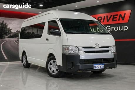White 2017 Toyota HiAce Bus Commuter (12 Seats)