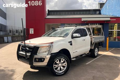 White 2013 Ford Ranger Super Cab Utility Xlt 3.2 (4X4)