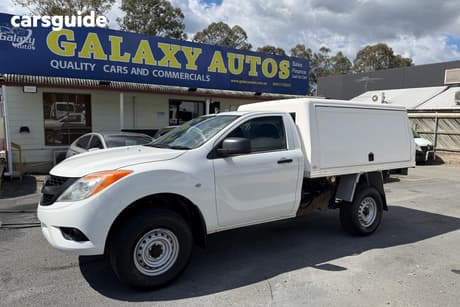 White 2012 Mazda BT-50 Cab Chassis Xt (4X2)